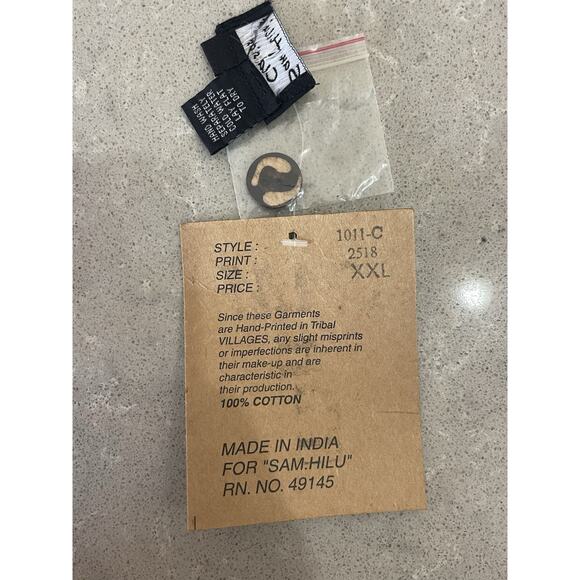 Sam Hilu Reversible Tribal Jacket Size XXL - Picture 6 of 6